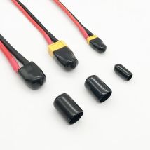 10PCS XT60 XT30 T-Plug Connector Rubber Terminal Insulated Protective Cover Caps Sparkproof Charged/Discharged for Lipo Battery