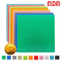 6 pz/set Piastra di Base 32*32 32*16 Borchie Figure Classiche Building Blocks Piatti Mattoni Piastra di Base Blocchi Per Bambini Giocattoli Per Il Capretto Regali