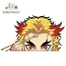 EARLFAMILY 13cm x 7cm Lustige Umai Peeker Rengoku Kyoujurou Auto Aufkleber JDM Auto Tür Windows Aufkleber Cartoon Auto zubehör