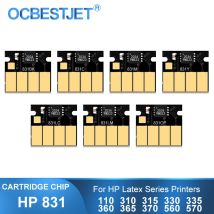 831 чип картриджа с чернилами для принтера HP Latex 110 115 310 315 330 335 360 365 370 560 570 L360 L365 L330 новые чипы для обновления