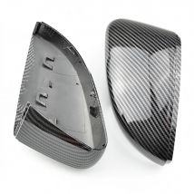 2PCS für VW Polo 6R 6C Seite Tür Flügel Spiegel Abdeckung Ersetzen caps (Carbon fiber) fit