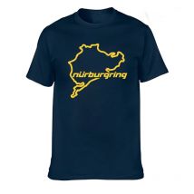 Auto Styling Racing Road Racing Nürburgring T Hemd Casual Baumwolle Sommer Kurzarm Lustige T-shirt Mans T-shirt Männer Kleidung tops