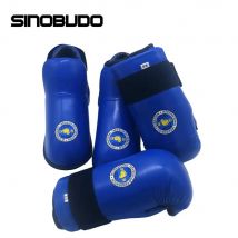 Guantes de cuero PU ITF Taekwondo de alta calidad, Protector de tobillo para pies, equipo Protector de entrenamiento de Karate y artes marciales