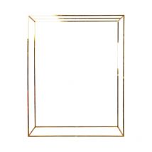 Hochzeit Arch Rahmen Platz Hintergrund ballon Stand Hintergrund Vergoldung Außen Künstliche Blume