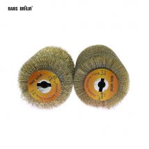 1 Stück 100x120x13mm Stahldraht bürstens chleif scheibe auf 9741 Rad schleifer zur Rosten tfernung
