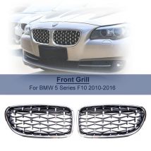Auto Vorderen Stoßfänger Sport Racing Grill Gitter Für BMW 5 Series F10 F11 F18 520i 523i 528i 520d 530d 10-16 diamant Niere Kühlergrill