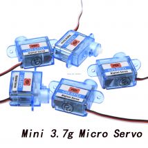 Mini Micro Servo para avión de control remoto, helicóptero, barco, coche, 5 uds., 20 unids/lote X nuevo PES GH-S37D 3,7g, 10 Uds.