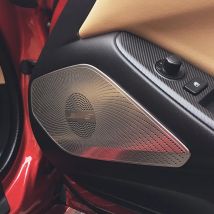 Autozubehör vordere Säule Dachhorn Haube Lautsprecherabdeckung Sound dekorativer Rahmen Pailletten für Mazda MX-5 RF MX5 ND 2016-2020