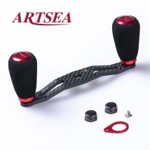 ARTSEA  Carbon Fiber Fishing Reel Handle EVA Knob Refit for Baitcasting reel  DIY Fish Accessories Lure Tool