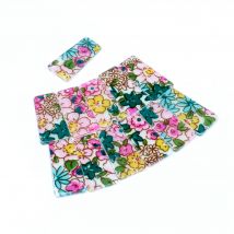 Schildkrötenpanzer-Charm, Acetat-Acryl, trapezförmiger Anhänger, Boho, Leopardenmuster, Ohrringteile, Ohrringe-fund-ACE279