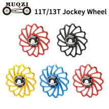 MUQZI Bike 11T 13T Ceramic Bearing Jockey Wheel Rear Derailleur Guide Roller MTB Road Bicycle 7075 Aluminum Alloy Pulley Idler