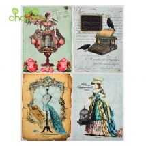 Hand Dyed Cotton Canvas Fabric,Palace Series,For DIY Sewing & Quilting Purse,Book Cover Decoration Material,15x20cm/Piece,CHD59