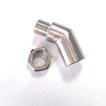 Hot Sales Short Connector 135 Degree Oxygen Sensor Interface Exhaust Pipe Extension Adapter Fitting