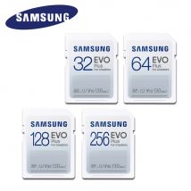 Scheda SD SAMSUNG EVO Plus 32GB SDHC V10 C10 64GB U1 128GB 256GB SDXC V30 U3 velocità di