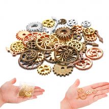 50 gr/los Gemischt Steampunk Cogs Getriebe Pointer Uhr Füllung UV Harz Nail art Für DIY Schmuck Machen Harz Epoxy Formen zubehör