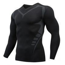 Koszulka męska Męska koszulka sportowa do biegania Męska koszulka kompresyjna Fitness Tops Tee Quick