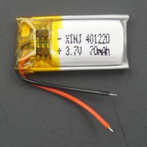 3.7V 70mAh Polymer Li Lithium Lipo Battery 401220 For Record Pen Bluetooth Speaker Headphones Mp3 GPS Driving Recorder