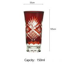 Traditional Japanese Sake Liquor Glass Collection Drinkware Glasses Handcraft Edo-Kiriko (Cut Glass)