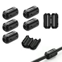 5PCS 5.0mm 3.5mm RFI EMI Noise Suppressor Filter Core for Mouse DVR Headset Speaker Audio Cable Ferrite Choke Shielded Clip