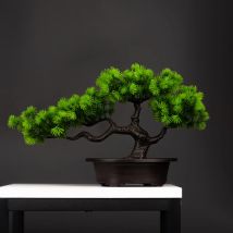 27cm Sztuczne rośliny sosnowe Bonsai Fałszywe ozdoby drzewne Plastikowe rośliny krajobrazowe