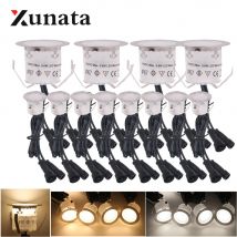 LED Deck Licht 12V IP67 Wasserdichte Begraben Lampen Außerhalb Einbau Treppen Unterirdischen Lampe