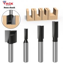 8mm Schaft Holz Gravur Bit Reinigung Boden Router Bits Vhm CNC Fräser Ende Mühle Für Holzbearbeitung Werkzeuge 32mm