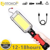 5200mAH potente torcia COB Work Light 800W torcia tenda da campeggio manutenzione del lavoro Lanternes USB ricaricabile con gancio magnetico