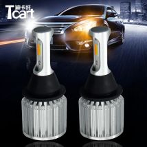 Tcart Auto LED COB PY21W BAU15S T20 7440 DRL Anteriori Indicatori di direzione Luci Dual Lampade di Colore T25 3157 p21w w21w p21w py21w