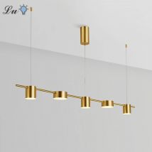 Nowoczesne żyrandole Led do salonu stół do jadalni żyrandol sufitowy kuchnia wisząca oprawa