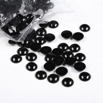 100 teile/paket 3-12mm Schwarz Kunststoff Sicherheits Augen Für Bär Puppe Tier Puppe Handwerk Kinder Kinder DIY Spielzeug puppen Zubehör Geschenk
