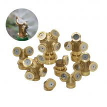 1/4 "1/2" 3/4 "Messing Garten Sprayer Düse 1/2/3/4 Loch Garten Bewässerung Wasser Sprinkler für Pestizid Zerstäubung Spray Fitting