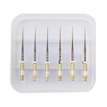 6pc Dental Pro Dateien Segelflugzeug Wärme Behandlung Goldene Glide Pro Pfad Niti Dateien Rotary Endo Motor Verwendung Datei Dental endocontic Dateien