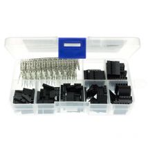 310 teile/A Set Dupont Draht Jumper Pin Header Stecker Gehäuse Kit Männlich Crimp Pins + Weibliche Pin Stecker terminal Pitch Mit Box