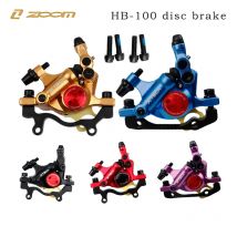 ZOOM HB100 MTB Hydraulische Bremsen Set Fahrrad Sattel Scheibenbremsen Für Mountainbike Drückt Sattel Kolben Radfahren Mit Rotor 160mm