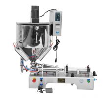 Single Head Heating And Stirring Paste Filling Machine Honey Cream Semi-Automatic Packaging Machine
