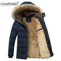 2023 Winter Neue Warme Dicke Fleece Parkas Männer Wasserdichte Kapuze Pelz Kragen Parka Jacke Mantel