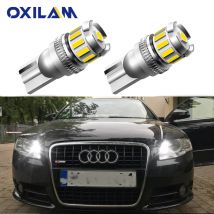 2szt W5W T10 LED Lampka Canbus Parking Wewnętrzne Światła do Audi A3 A6 A5 8p B6 B8 B7 B5 C6 S3 S4