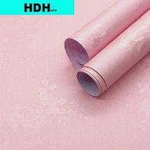 Solide Rosa Tapete Schälen und Stick Tapete Floral Muster Selbst Klebe Tapete Möbel Schlafzimmer Dekoration Wasserdicht