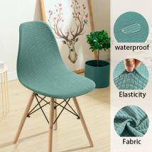 Wasserdicht Stuhl Abdeckung für Shell Stuhl Waschbar Abnehmbare Armless Shell Sitz Abdeckung Veranstaltungs Home Hotel Slipcover1/2/4/6 stück