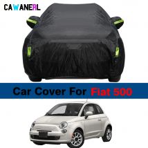 Copertura completa per auto Parasole per auto esterno Anti-UV Protezione antipioggia e neve Copertura impermeabile antipolvere per Fiat 500