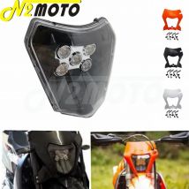 Motocross Enduro EXC LED Scheinwerfer Scheinwerfer Maske Abdeckung Schutz Für KTM Husqvarna FC FE TC TE TX FX 125 250 300 350 450 2014-2020