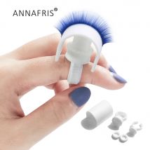 ANNAFRIS U Shape Eyelash Extension Pallet Holder Eye Lashes Stand Eyelashes Glue Ring Set Makeup Tools