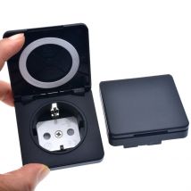 Deutschland Wasserdicht Industrie-buchse AC Steckdose AU Verdeckte Stecker Elektrische Wasserdichte Abdeckung Power Stecker Sicherheit Buchse