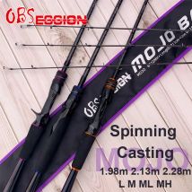 OBSESSION Carbon 1,98 m 2,13 m 2,28 m MOJO Spinning Casting Angelrute L M ML MH 2 Abschnitte Ultraleichte Angelrute Reiserute