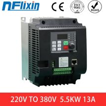 Ingresso monofase 220 V a uscita trifase 380 V Convertitore di frequenza VFD con inverter di frequenza VFD a velocità regolabile