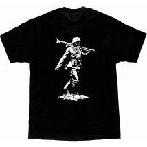 Wehrmacht Soldier MG34 Machine Gunner Neuheit bedrucktes T-Shirt. Sommer Baumwolle Kurzarm O-ansatz Herren T Shirt Neue S-3XL
