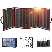 Dokio Black Solar Panels 195W 18V China Foldable 12V Controller Panels Solar Battery Charge Motorhome RV Car 18V