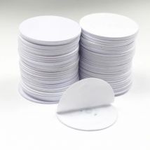 10 Pz/lotto 125Khz TK4100 EM4100 RFID Carta D'IDENTITÀ Moneta Con Adesivo Adhensive Sola Lettura Diametro 25mm 30mm per il Controllo Accessi