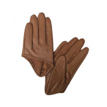 Genuine Leather Gloves for Women, Pure Sheepskin, Short Style, Black, Elegant Female Mittens, S2885, 2024