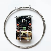 Hisonauto AMLA150 Aktive Magnetschleifenantenne HA SDR Kurzwelle, geräuscharm, einstellbare Verstärkung, Radio 0,1–150 MHz, besser als MLA-30